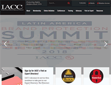 Tablet Screenshot of iacc.org