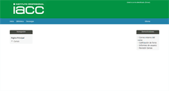 Desktop Screenshot of online.iacc.cl